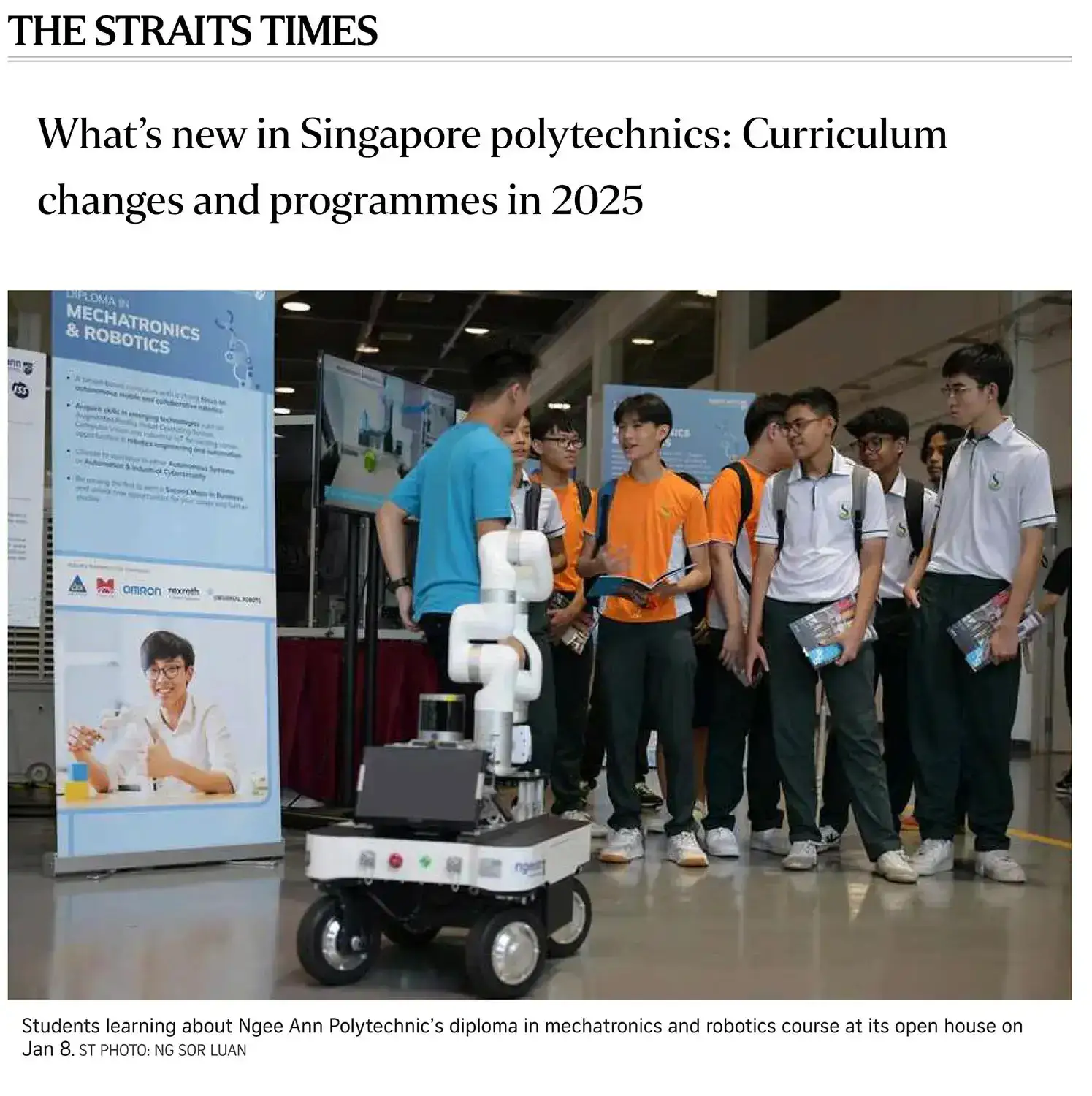 AI diploma, varsity tie-ups and more – five polytechnics roll out new offerings