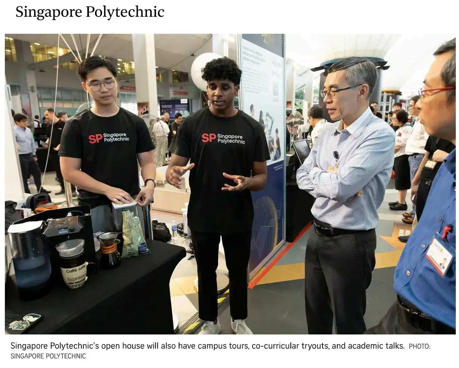 Singapore Polytechnic's open house will also have campus tours