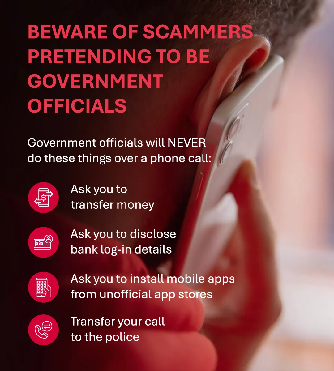 Government Officials Impersonation Scams