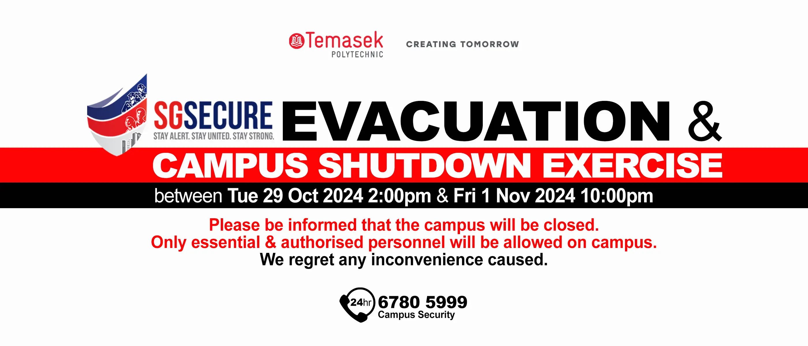 Campus Shutdown Exercise